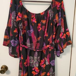 Off-the-shoulder romper